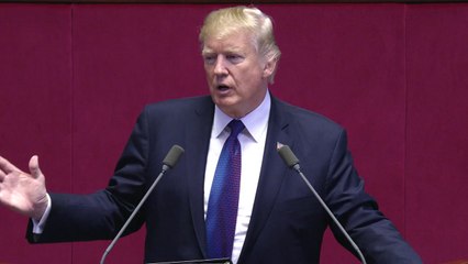 트럼프 "힘 통해 평화 유지할 것...北, 美 시험해선 안 돼" / YTN