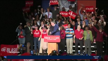 Bill de Blasio largement réélu maire de New York