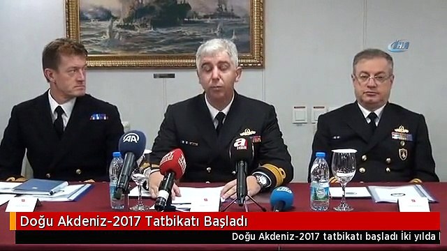 Doğu Akdeniz-2017 Tatbikatı Başladı