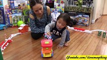 Kids Playtime: Thomas the Tank Engine, Little Tikes Touch N Go Racer and a Bump & Go Toy Train