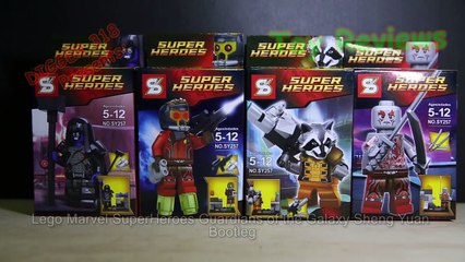 Lego Marvel SuperHeroes Guardians of the Galaxy Sheng Yuan Bootleg Review + Official Lego Comparisio