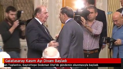 Galatasaray Kasım Ayı Divanı Başladı