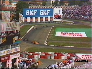 Gran Premio di San Marino 1988: Intervista a Ghinzani e testacoda di Nannini