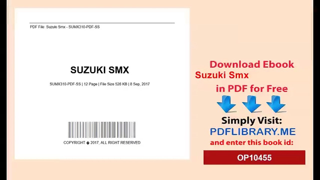 [PDF] Suzuki Smx [D0WNL04D]