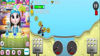 Hill Climb Racing MiniBike Vs.My Talking Angela level 90000-Gameplay make for children #133