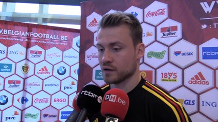 Simon Mignolet: "Le coach va me donner quelques minutes durant ces 2 prochains matches"