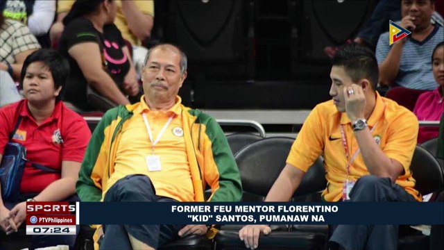 Former FEU mentor Florentino Kid Santos, pumanaw na