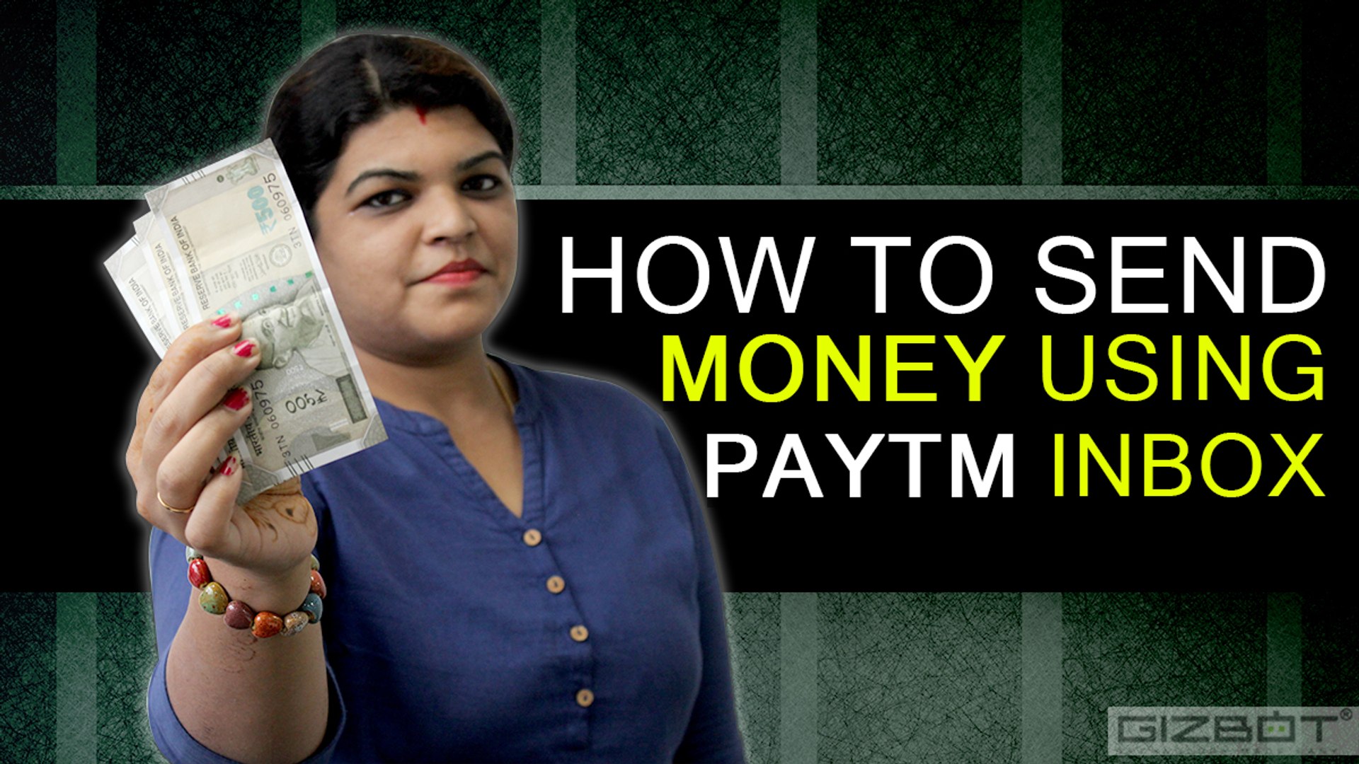 ⁣How to send money using Paytm Inbox