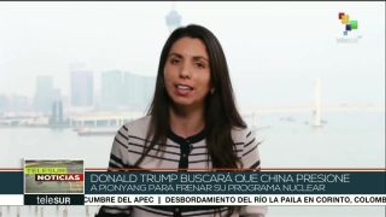 Trump llega a China para reunirse con Xi Jinping