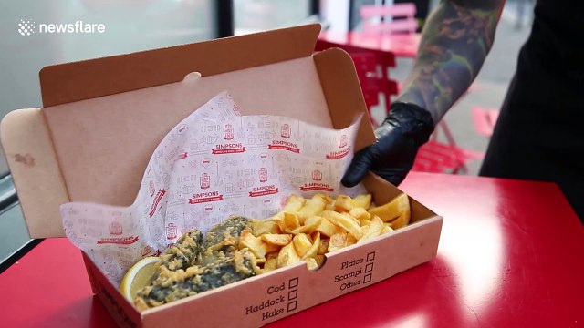 British takeaway serves vegan fish and chips - using TOFU and SEAWEED