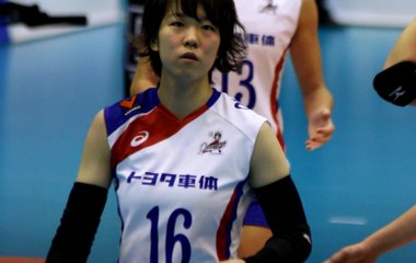 中屋夏澄選手(Kasumi Nakaya)トヨタ車体クインシーズ【ﾊﾞﾚｰﾎﾞｰﾙVﾌﾟﾚﾐｱﾘｰｸﾞ女子2017-2018】2017.10.29ひたちなか市総合運動公園総合体育館