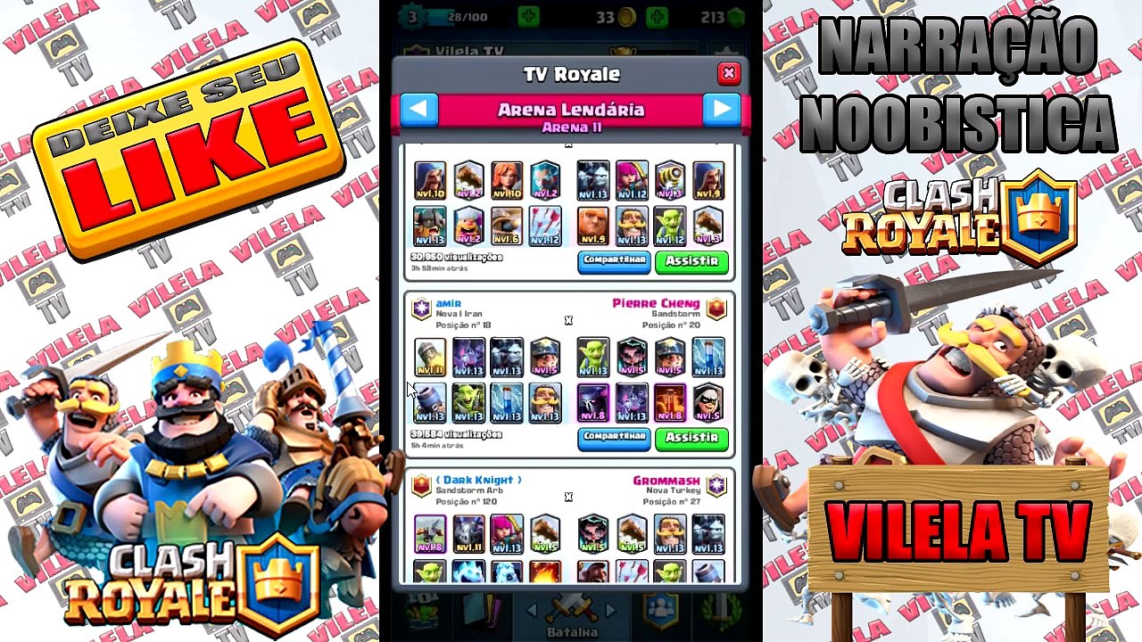 NARRAÇÃO NOOBISTICA NO CLASH ROYALE #2 - Amir vs Pierre Cheng
