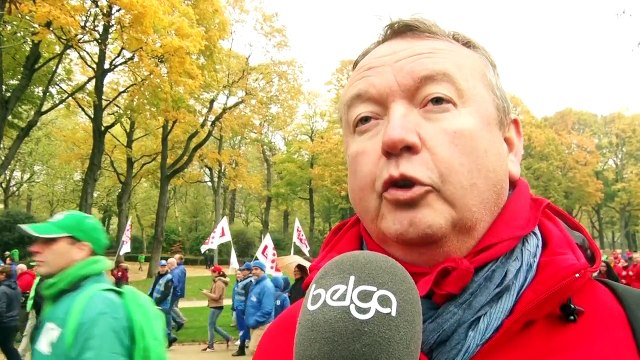 Des milliers de manifestants à Bruxelles