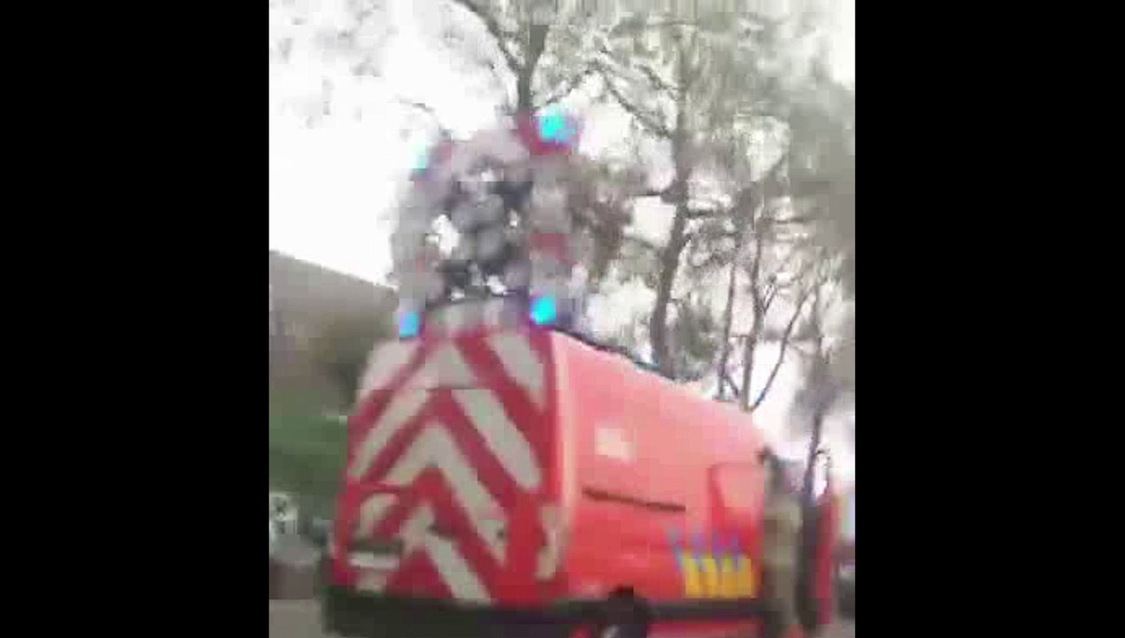 Accident sur le boulevard Charles Quint