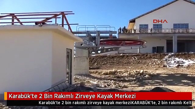 Karabük'te 2 Bin Rakımlı Zirveye Kayak Merkezi