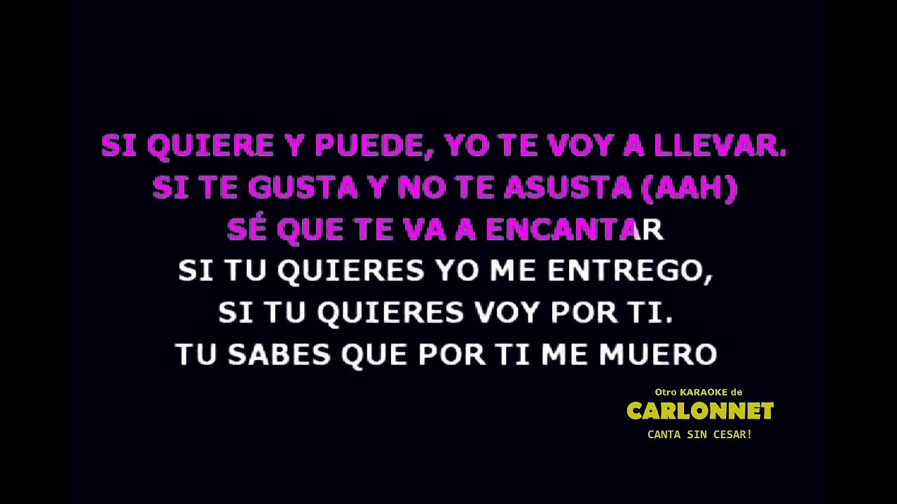 Bonita (Karaoke) - Arcangel