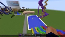 Ep. 13 - Construction suivie dun parc dattrion sur Minecraft