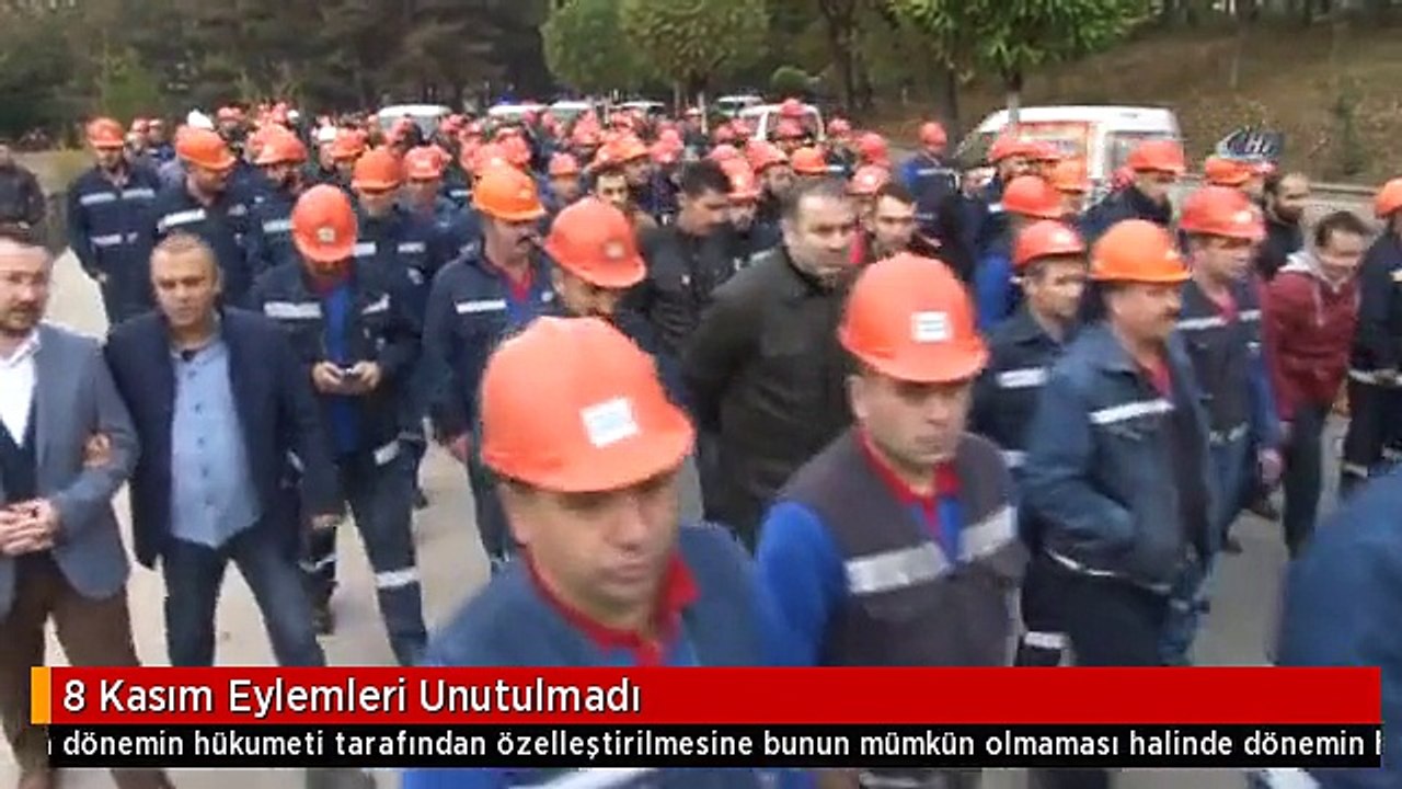 8 Kasım Eylemleri Unutulmadı