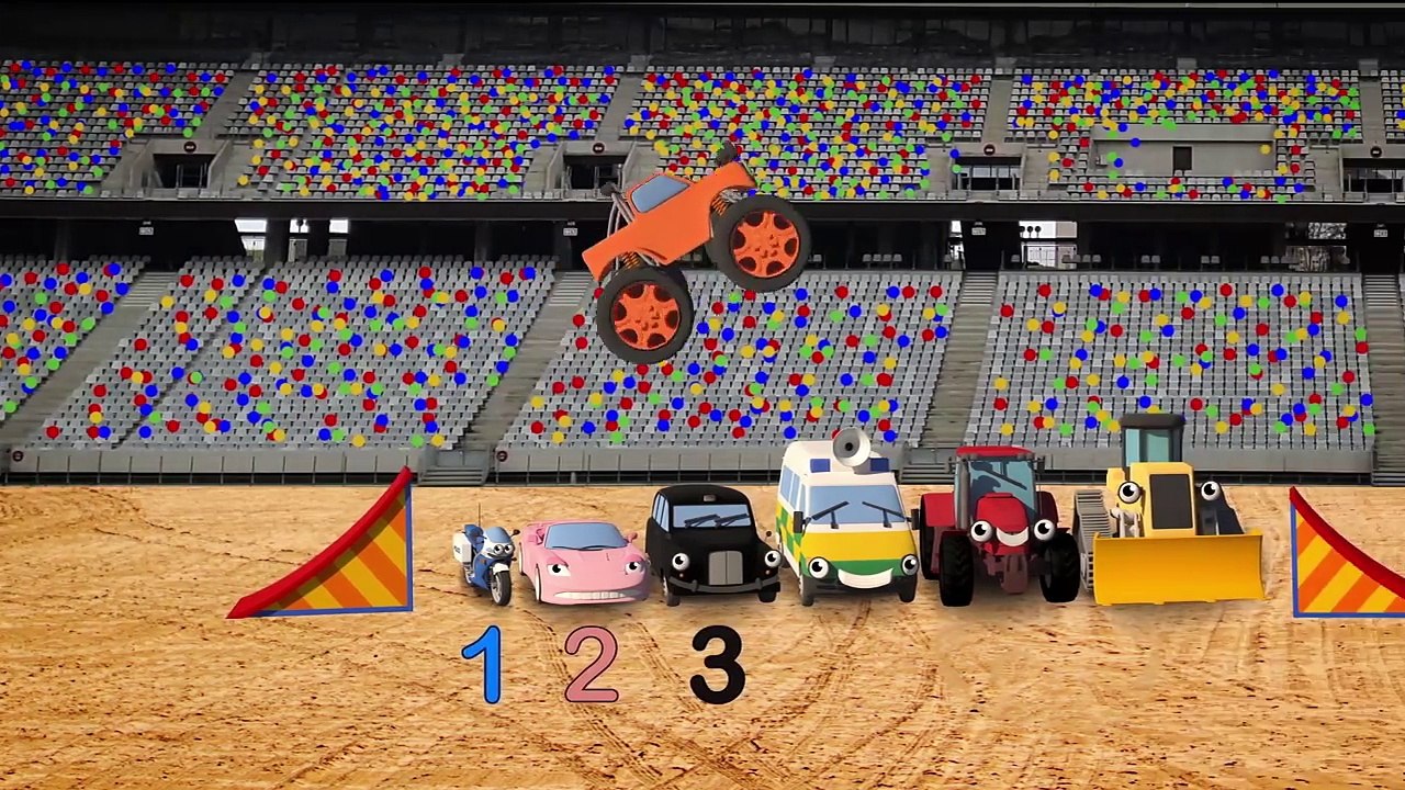 Max The Monster Truck and More Big Trucks For Children | Geckos Garage