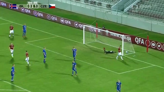 Jan Sykora Goal HD - Iceland 0 - 2 Czech Republic - 08.11.2017