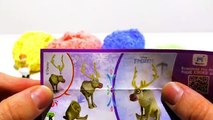 Foam Surprise Toys Disney Frozen Play Doh Learn Colors Surprise Eggs For Kids