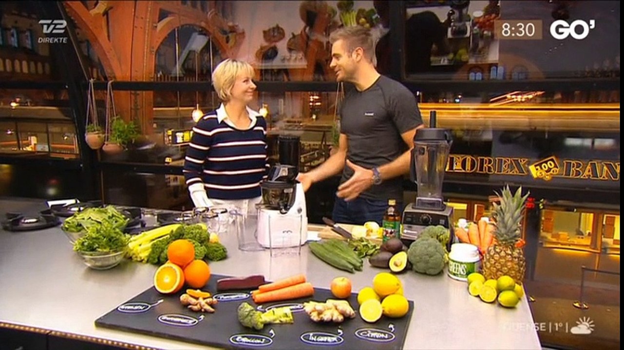 Mads Bo fortæller om juicer og smoothies til detox i Go' morgen Danmark