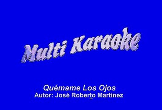 Ramon Ayala - Quemame Los Ojos (Karaoke)