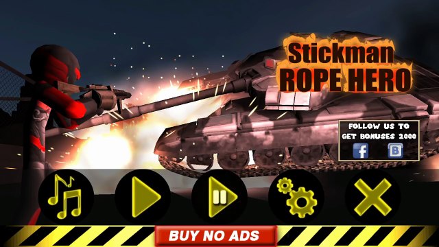 ► Stickman Rope Hero By Naxeex LLC | Android Gameplay