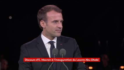 Emmanuel Macron : "Ceux qui veulent faire croire que l'Islam se construit en détruisant les autres monothéismes sont des menteurs"