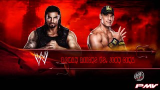 WWE 2K14 - Universe Mode Battleground Week 26 - Roman Reigns vs John Cena