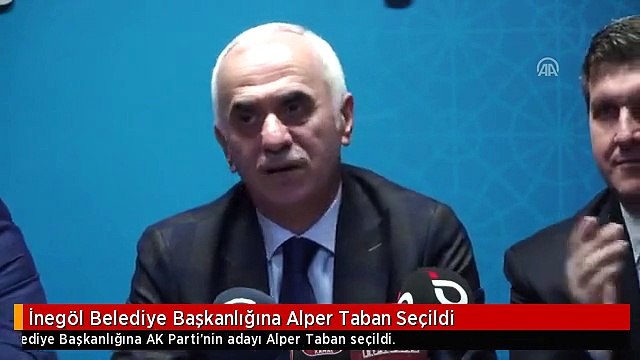 İnegöl Belediye Başkanlığına Alper Taban Seçildi