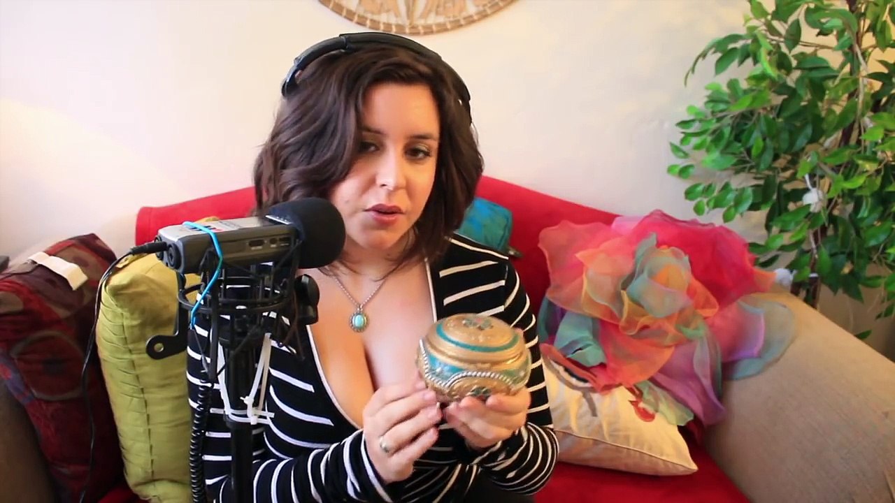 ASMR: Favorite Trinkets (100% WHISPERED)(binaural, tapping, humminG)