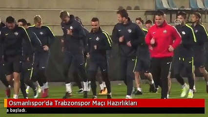 Osmanlıspor'da Trabzonspor Maçı Hazırlıkları