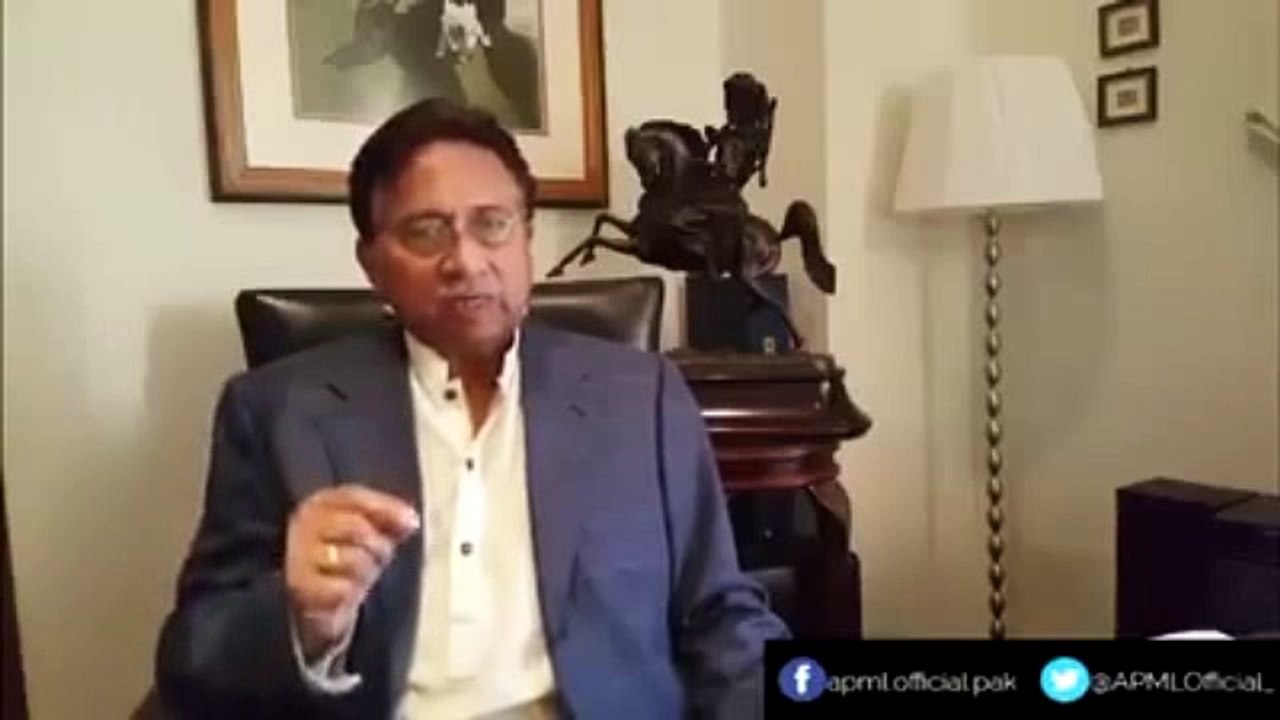 I'm Really Happy on The Merger of MQM-P and PSP - Pervaiz Musharraf Video Message From Dubai
