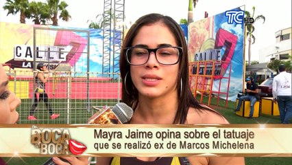 Ex de Michelena se realizó tatuaje parecido al de él, Mayra Jaime habla al respecto