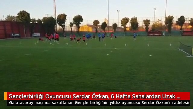 Gençlerbirliği Oyuncusu Serdar Özkan, 6 Hafta Sahalardan Uzak Kalacak