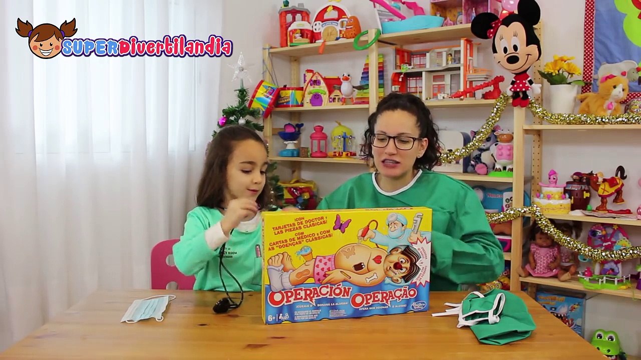 Somos cirujanas!! Operando, juego de mesa en SUPERDivertilandia! Andrea y Raquel.