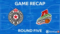 Highlights: Partizan Nis Belgrade - Lokomotiv Kuban Krasnodar