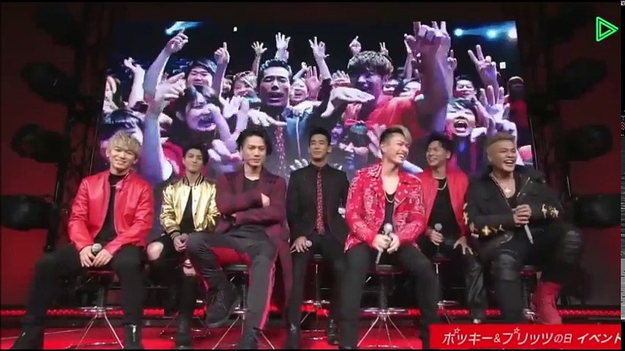 【LINE LIVE】 三代目J soul Brothersメンバー生登場！ポッキー＆プリッツの日イベント！！