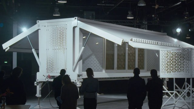Voici la première maison dépliable au monde... Unfold