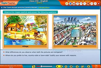 SSC Class7 English U1 The Town Mouse and the Country Mouse | Digital Teacher
