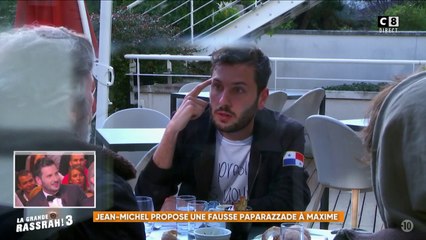 Jean-Michel Maire propose une fausse paparazzade à Maxime Guény