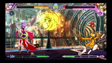 BlazBlue Central Fiction 2.0 Vs CPU Jubei Gameplay 5