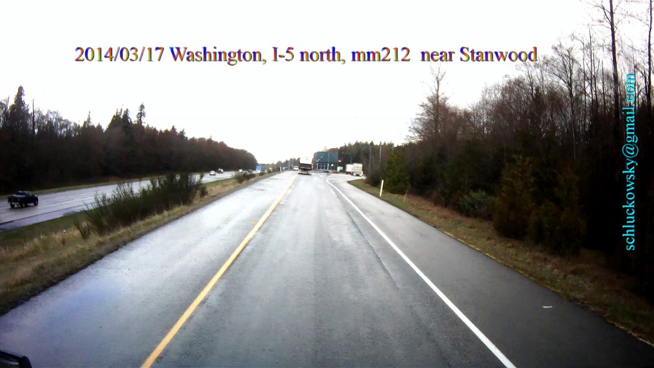 Washington Weight Watchers in Action///Weigh Station///DOT Scale House/// I-5 North///Mit dem LKW über die Waage