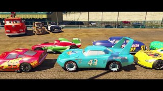 Disney Сars 3 (2017) crash Ferrari & Francesco Bernoulli & Lightning McQueen & Dinoco King 43