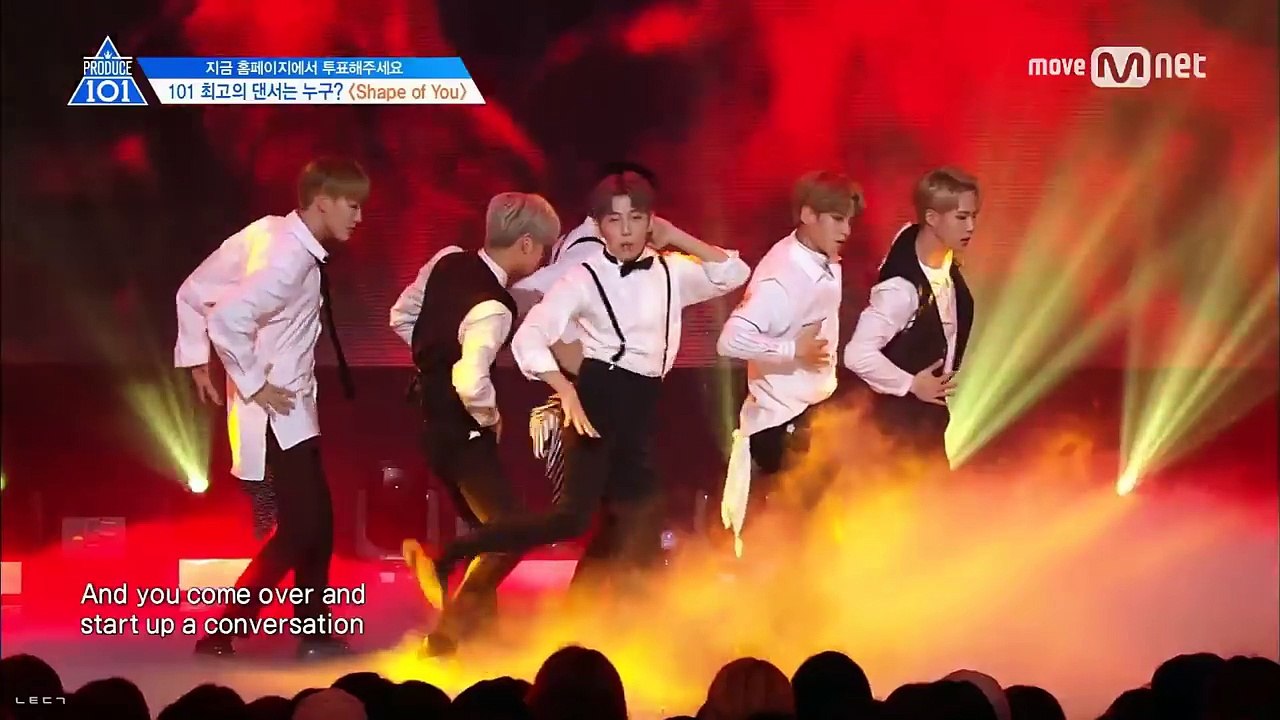 PRODUCE101_2 노태현 shape of you 교차편집 (직캠+방송본)/ Noh Tae Hyun Mix ver