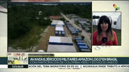 Avanza en Brasil ejercicios militares internacionales Amazon LOG17