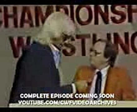 Ric Flair Explodes On Championship Wrestling From Florida (1984) @The Sportatorium
