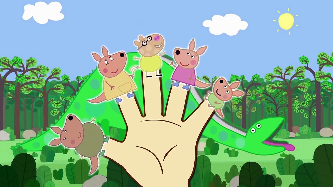 Pepa Pig Kangaroo Finger Family Nursery Rhymes Lyrics and More─影片