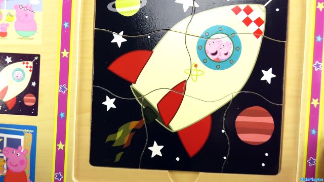 Peppa Pig Fun Wooden Puzzles for kids Compilation